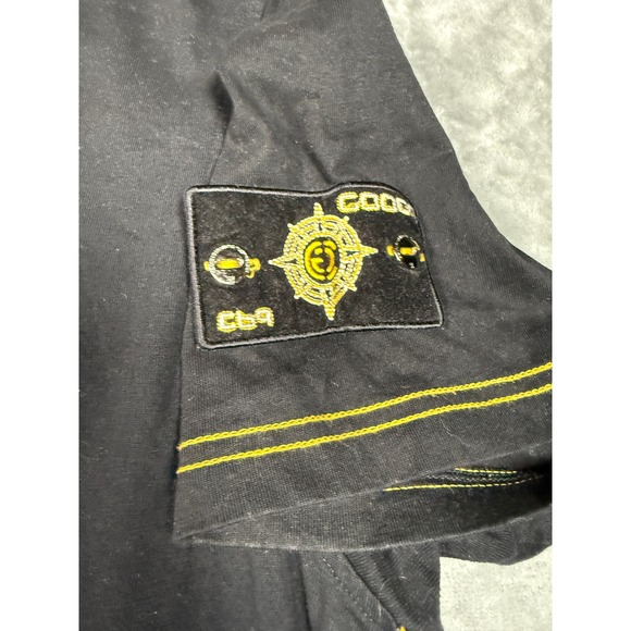 Vintage Coogi Australia Graphic‎ T-Shirt Embroidered Logo Accents Black Tee XXXL - Picture 5 of 11